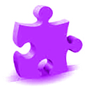 Picture of purple puzzle piece