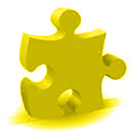 Picture of Yellow Puzzle Piece
