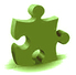 Picture of Green Puzzle Piece