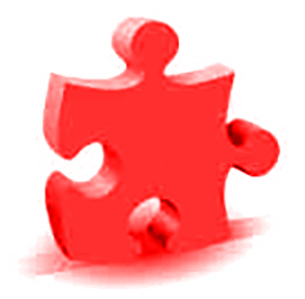 Picture of Red Puzzle Piece